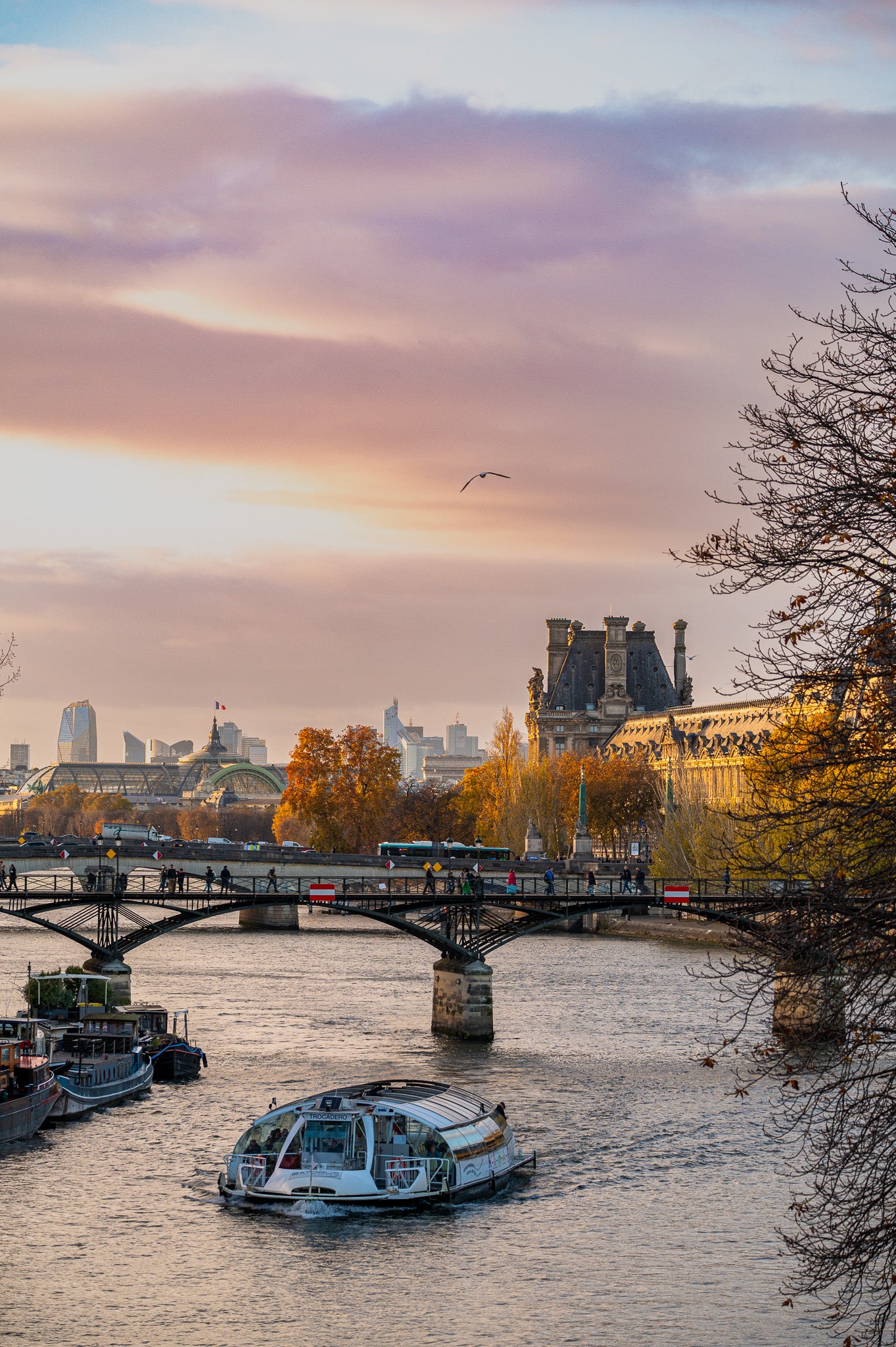Sweetness of an evening on the Seine