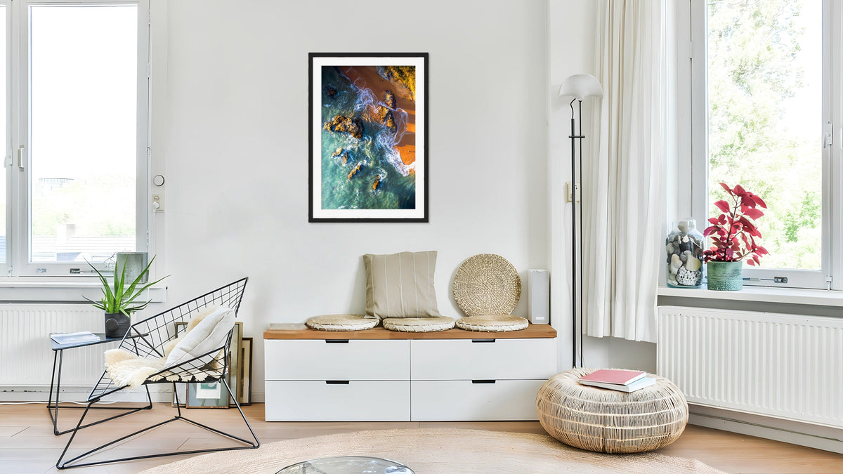 Coucher de soleil sur Pornichet – Tirage encadré, photographie d'Edouard Salmon
