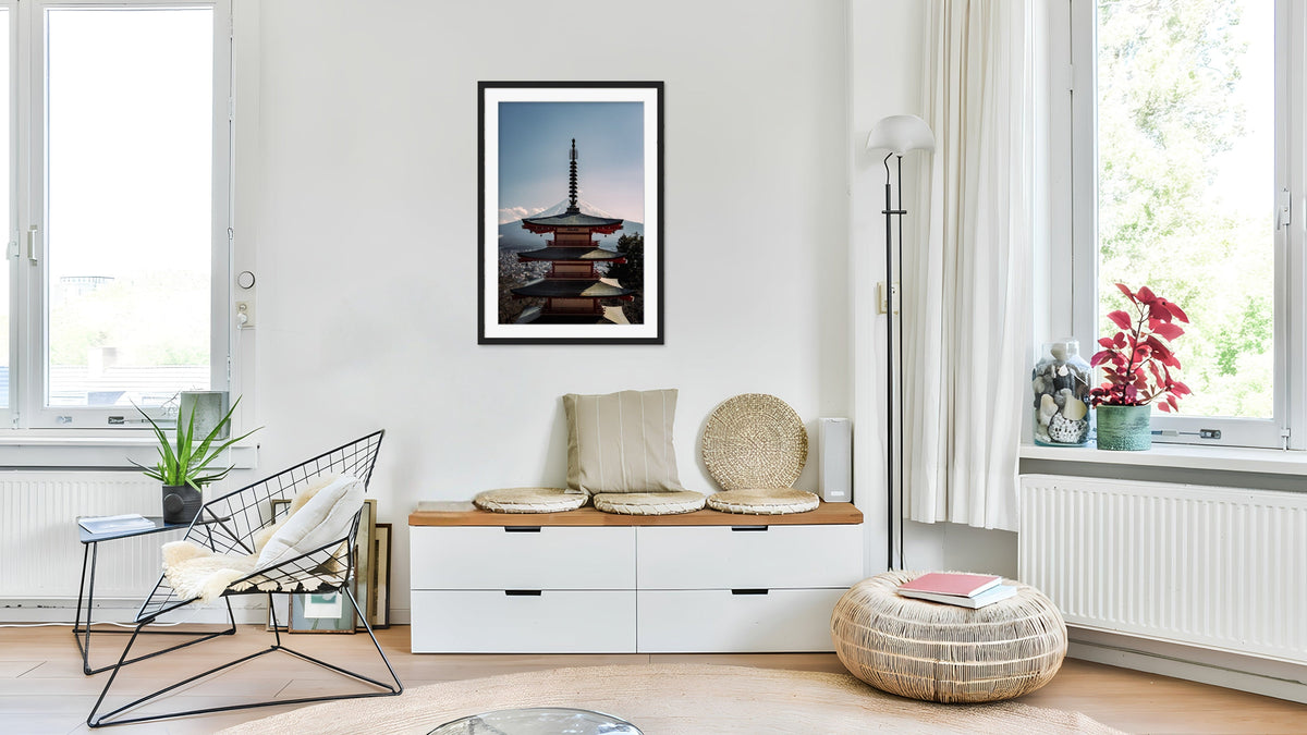 The Chureito Pagoda – Tirage encadré, photographie d'Edouard Salmon