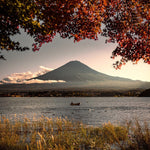Facing Mount Fuji - Photographie par Salmon