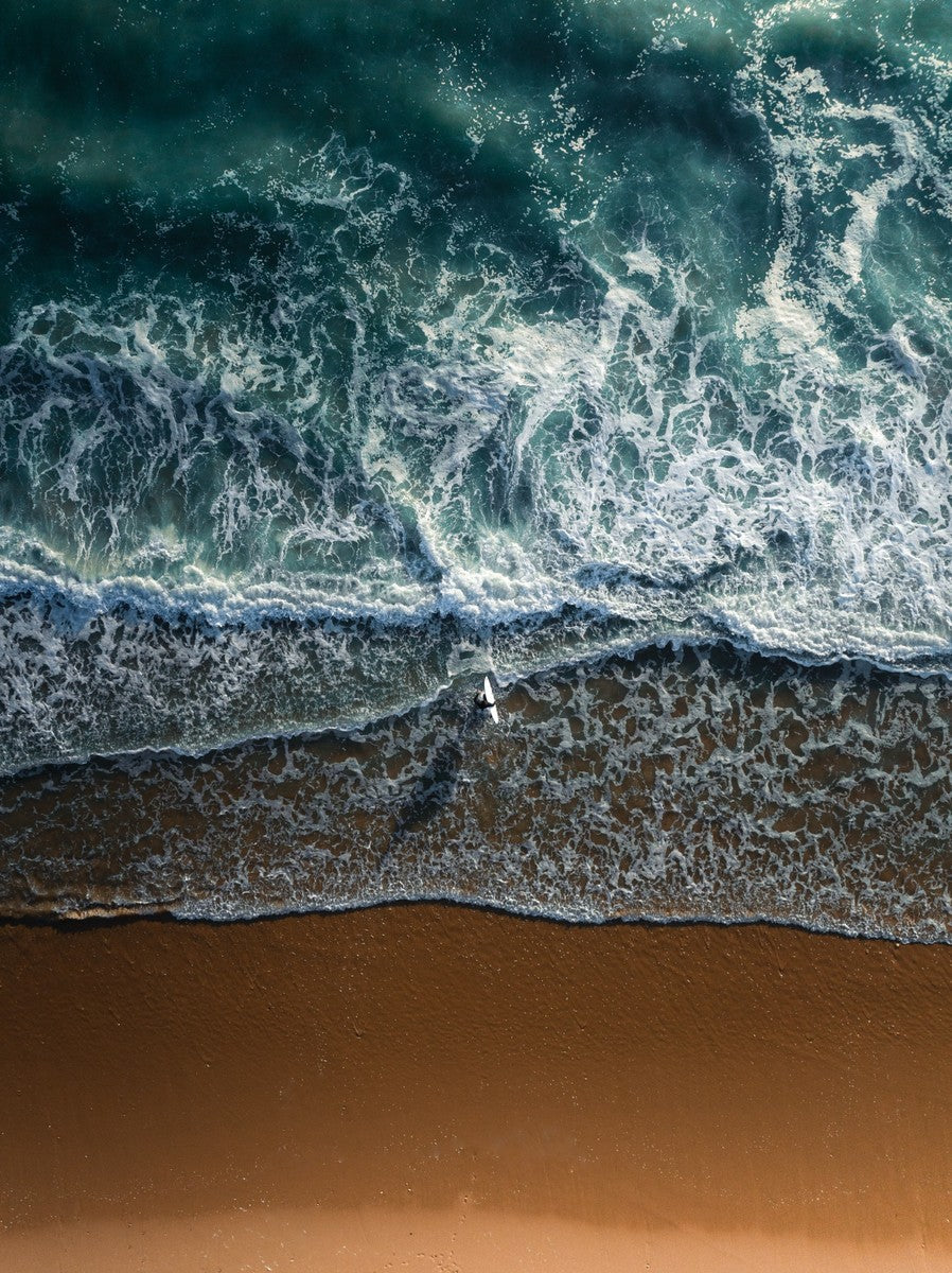Facing the waves - Photographie par Salmon