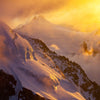 Feu sur les Alpes - Photographie par Colonel