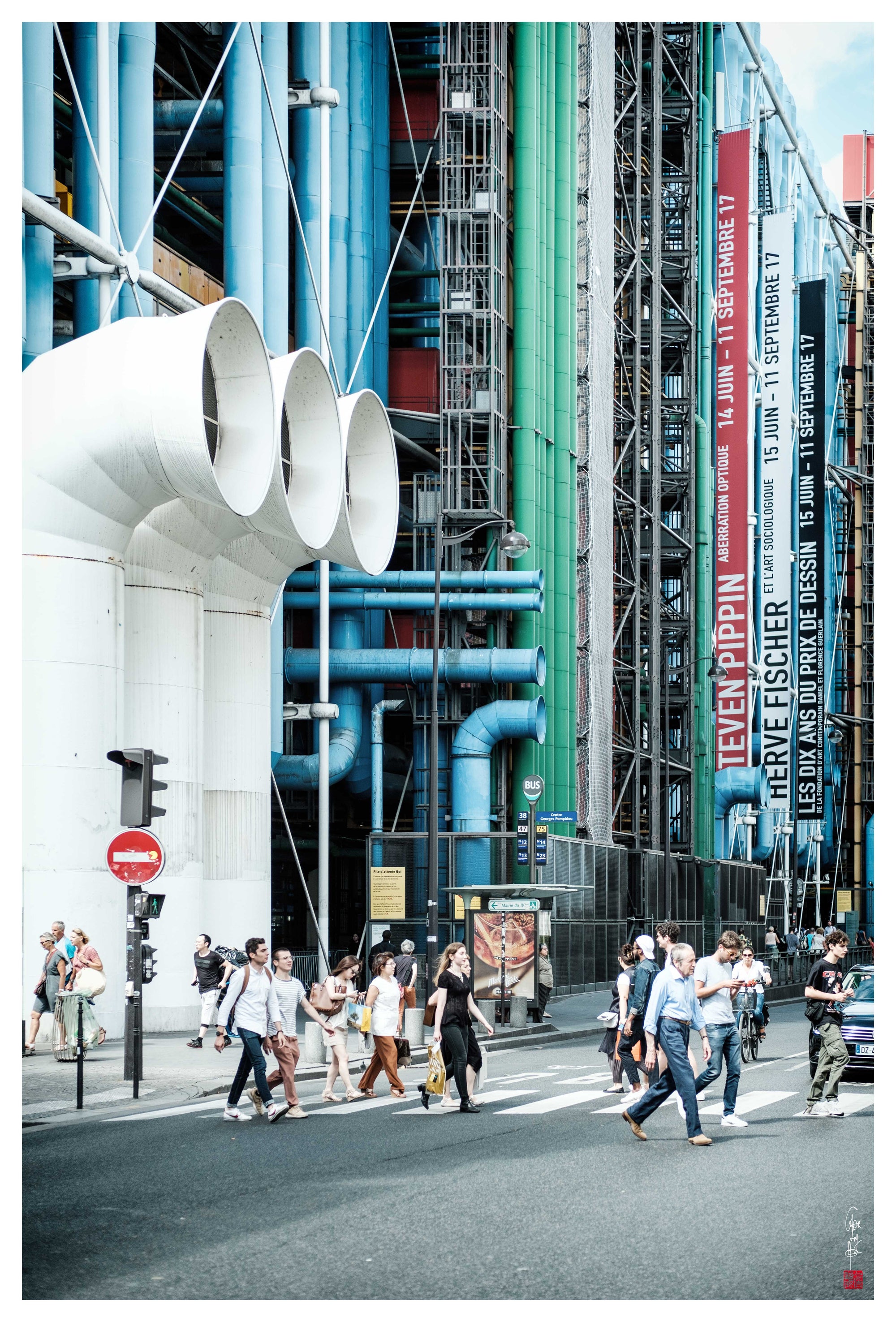 Les passants de Paris - Photographie par Ho