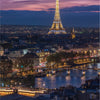 Paris pourpre depuis la Tour Saint-Jacques - Photographie par Michot