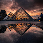 Réflection du soir - Photographie par Argilier