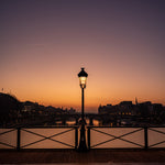 Silence doré du matin parisien - Photographie par Argilier
