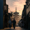 Sunrise on Hokan-Ji - Photographie par Salmon