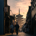 Sunrise on Hokan-Ji - Photographie par Salmon