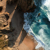 Sunset on Praia da Ursa - Photographie par Salmon
