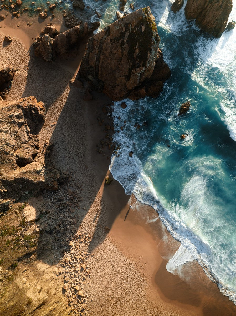 Sunset on Praia da Ursa - Photographie par Salmon