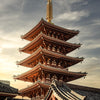 Sunset on Senso-Ji - Photographie par Salmon