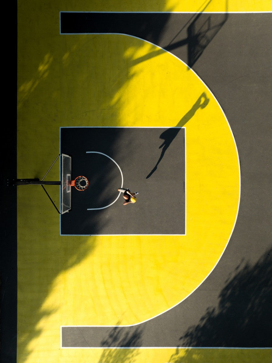 The Yellow Dunk - Photographie par Salmon