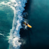 The Yellow Surfer - Photographie par Salmon