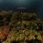 The torii on the Lake - Photographie par Salmon